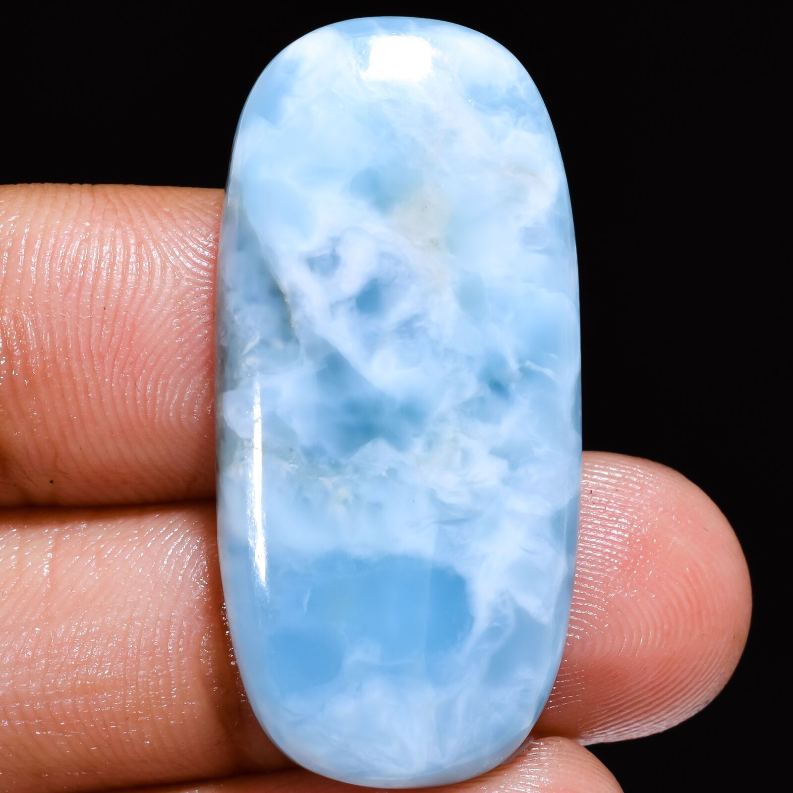 larimar kamień ozdobny 33ct kaboszon do oprawy