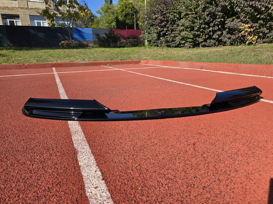 Сплиттер губа бампера М BMW 3 E90 Е90 диффузор спойлер сплітер пороги