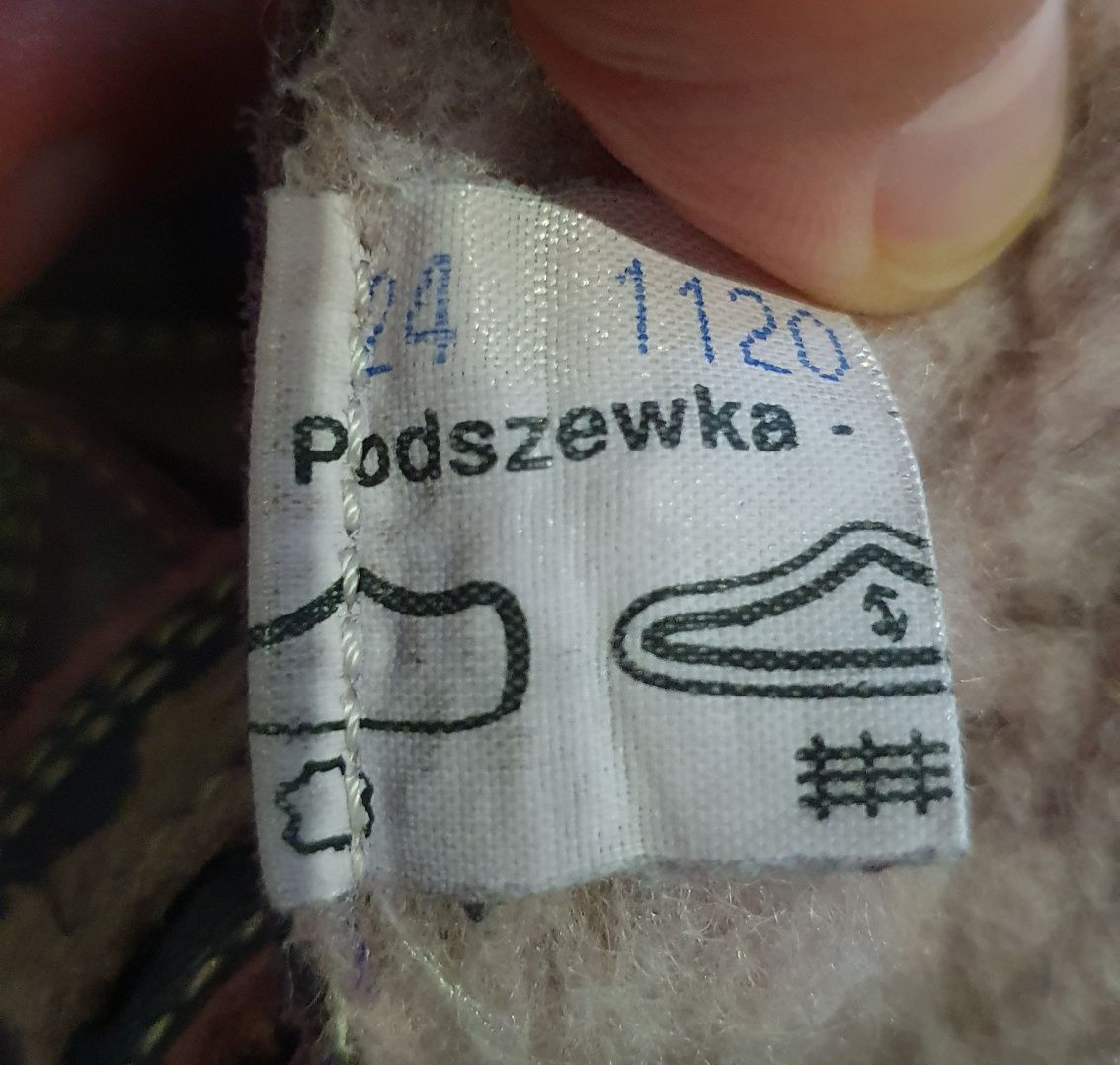 Buty zimowe ocieplane Bartek r. 24 skóra dziewczynka