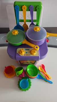 Іграшки набір посуду плита Технок тігрес