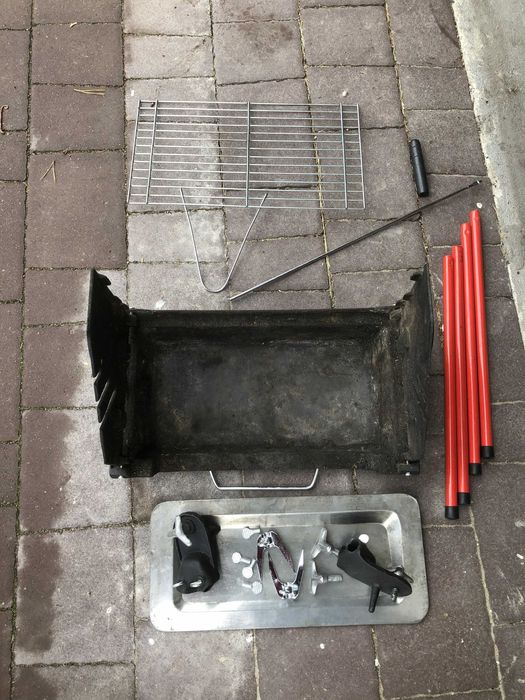 Grill węglowy mini, przenośny