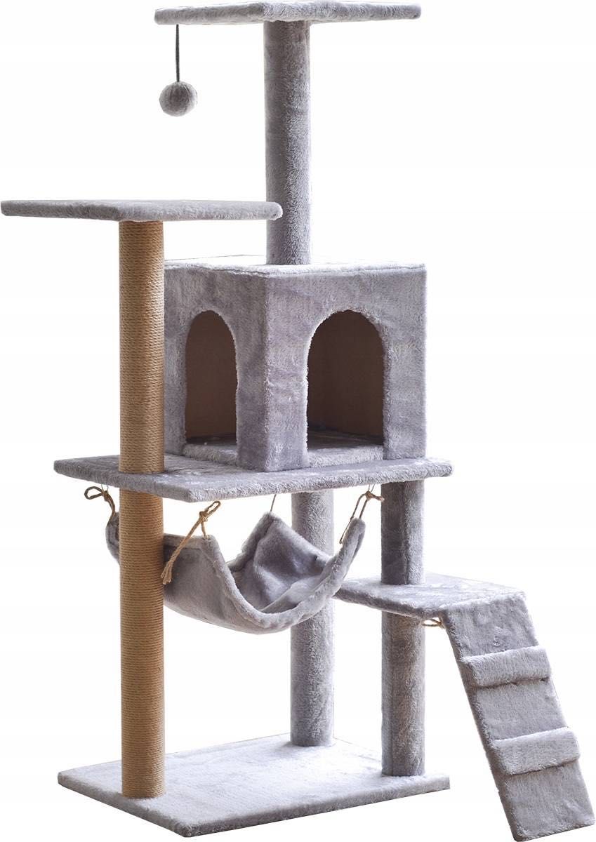 drapak DOMEK, kocia wieża może pełnić funkcję zabawki czy legowiska