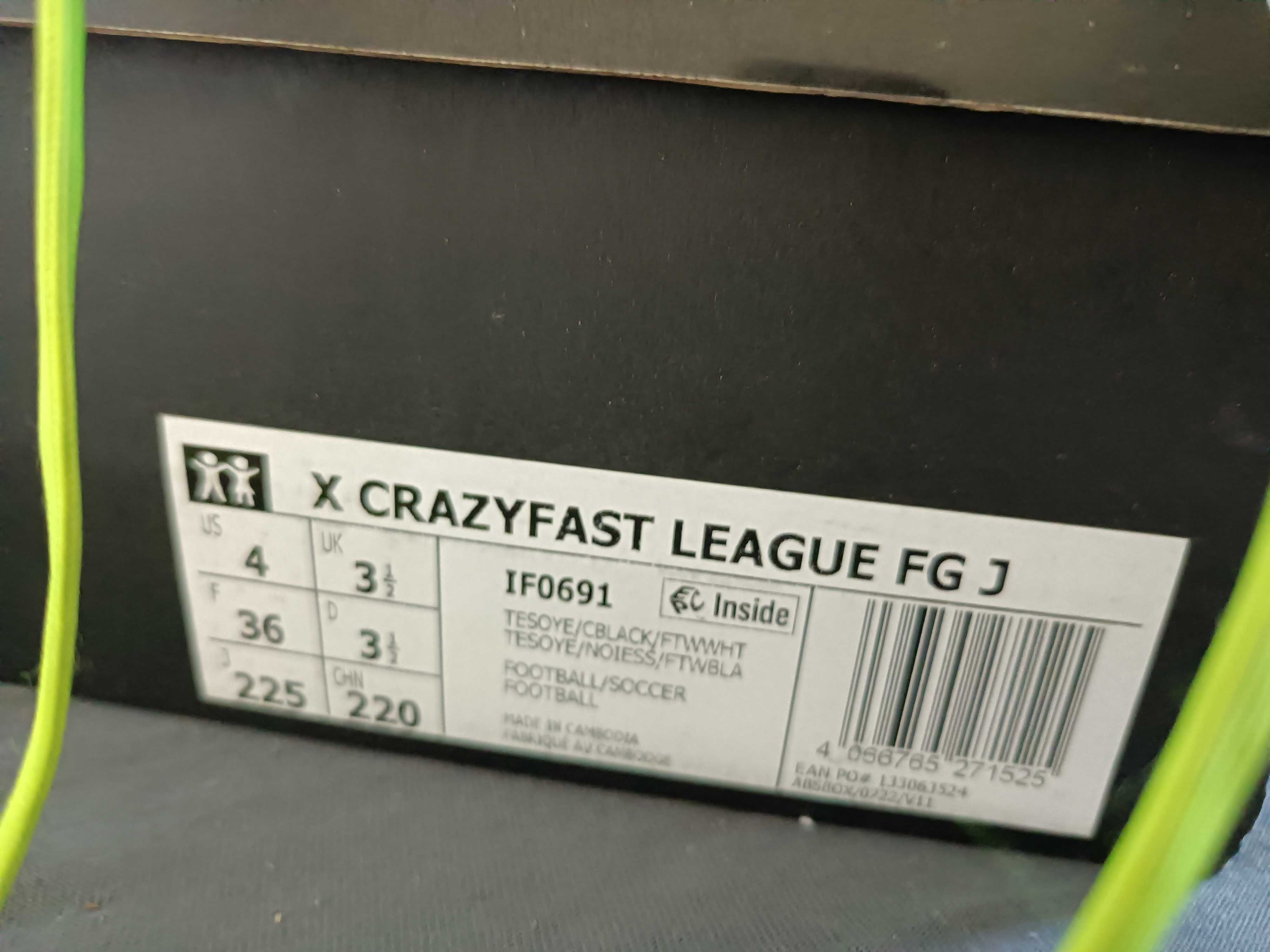do piłki nożnej adidas X Crazyfast League FG 36 korki