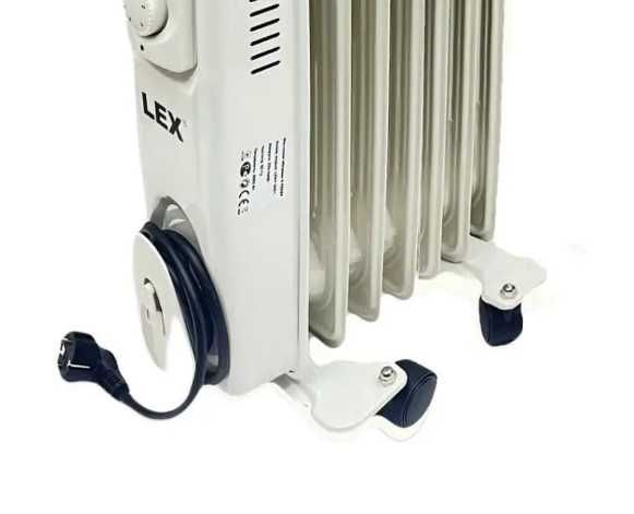Масляний обігрівач 1500Вт LEX LXHY-15G1 економний оливний нагрівач