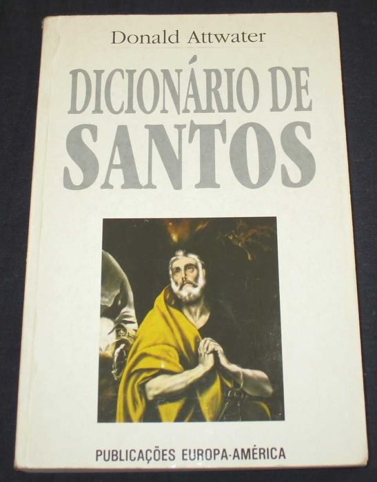 Livro Dicionário de Santos Donald Attwater