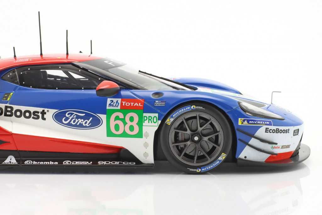 Model 1:18 Ixo Ford GT #68 24h LeMans 2019 Bourdais / Hand / Müller