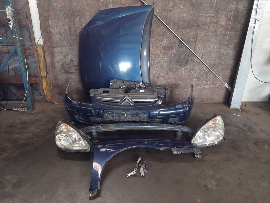 KOMPLETNY PRZÓD MASKA ZDERZAK BŁOTNIK LAMPY XENON CITROEN C5 I KPKD