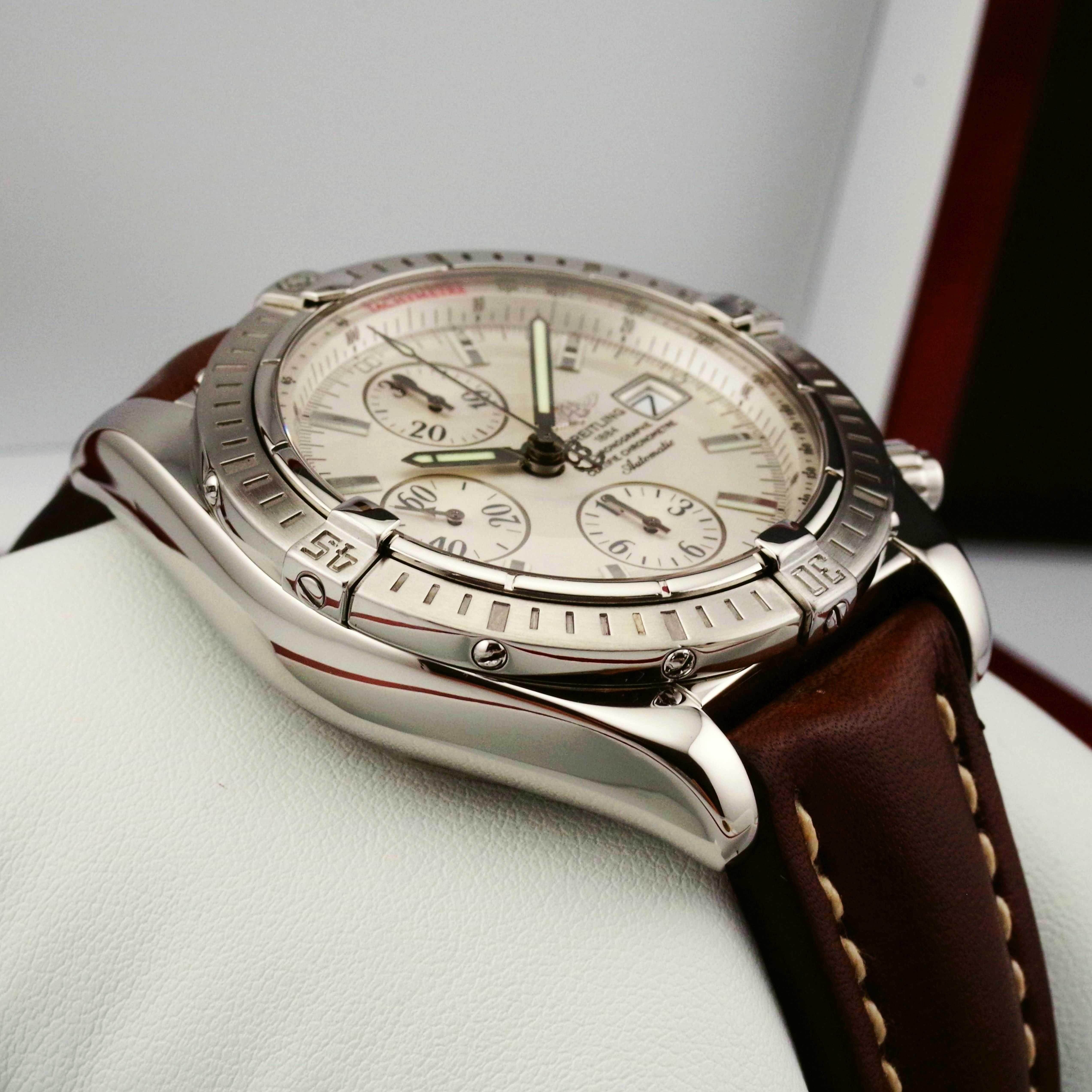 BREITLING Chronomat 44 AUTOMATIC Ref. A13356 zegarek męski FULL SET'07