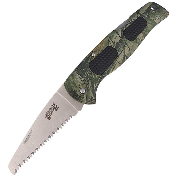 Piła składana Herbertz Solingen Wood Camo Elastomer, Satin Finish