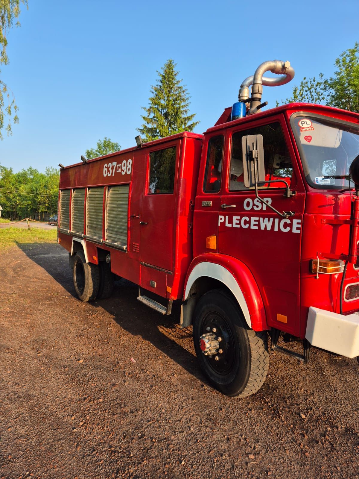 Star 244 Jelcz 005 strażacki 4x4 specjalny