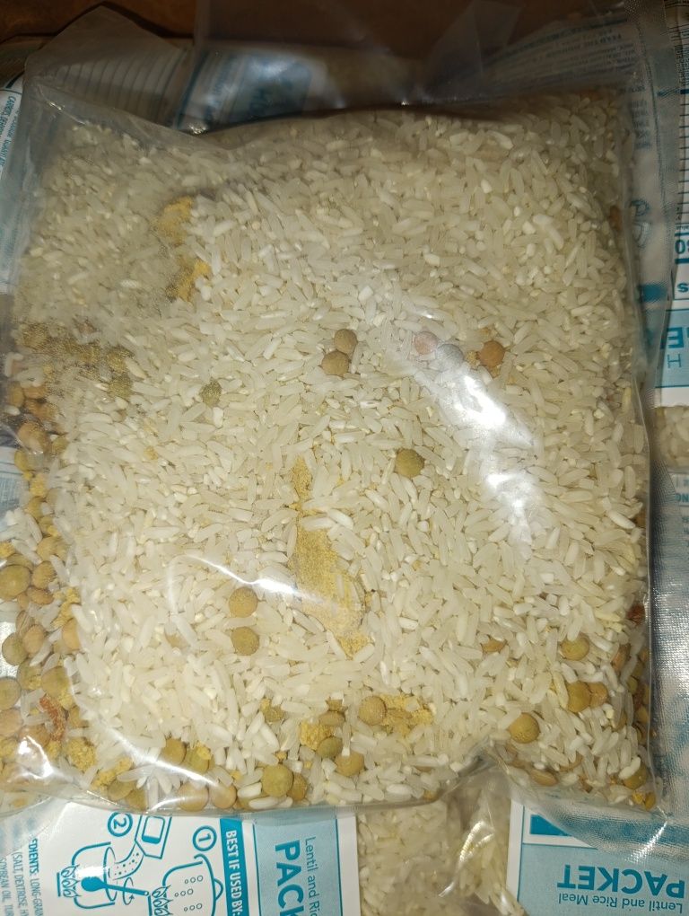 Рис с овощами и соей,мясом