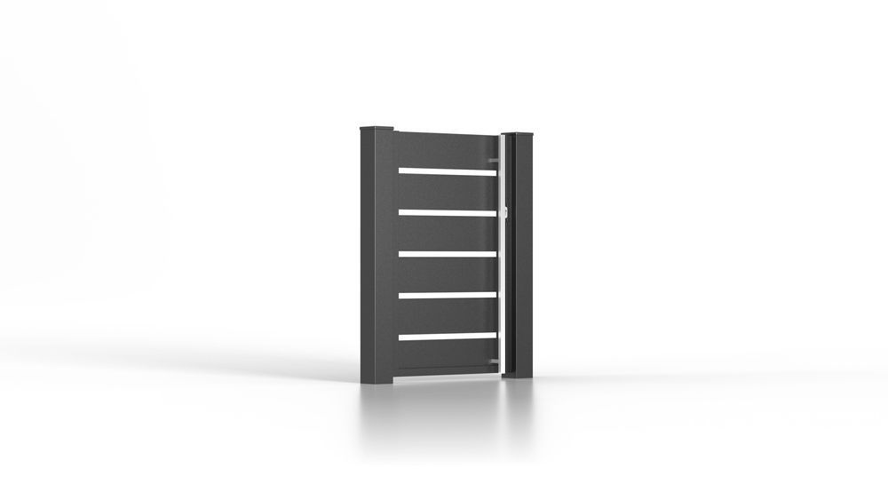 Przęsło aluminiowe segment ogrodzenie panel palisada LINEA  2 x 1,5 m