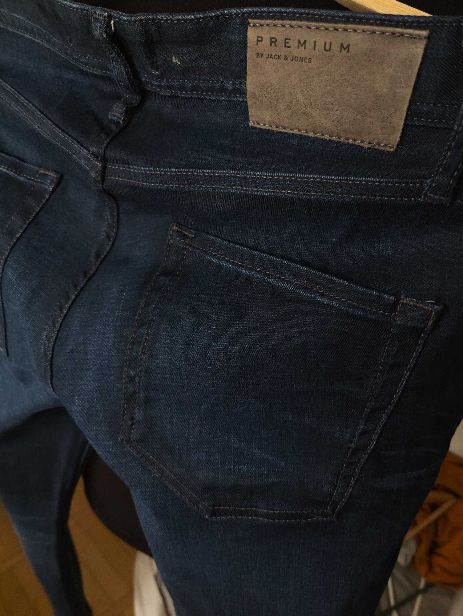 Джинсы Jack&jones premium jeans Дания w30 stretch navy.