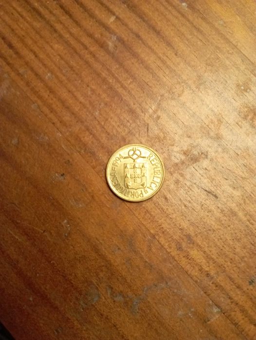 Moedas 1 Escudo português anos 1994 a 2000