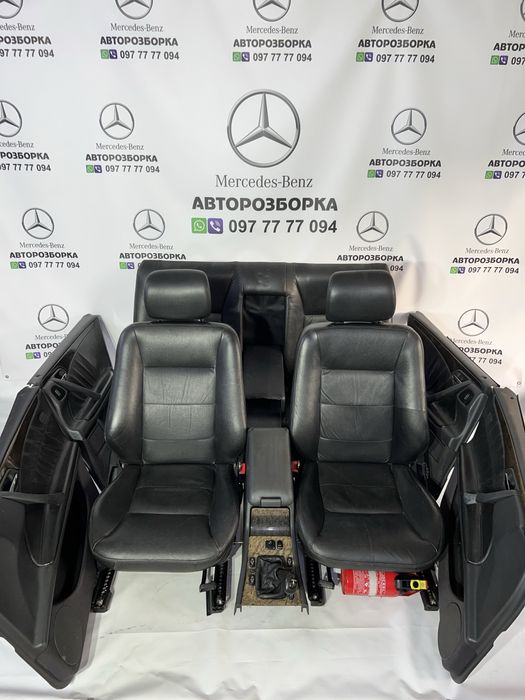 Комплект сиденья салон декор карти дверей кожа Mercedes E-Class W210