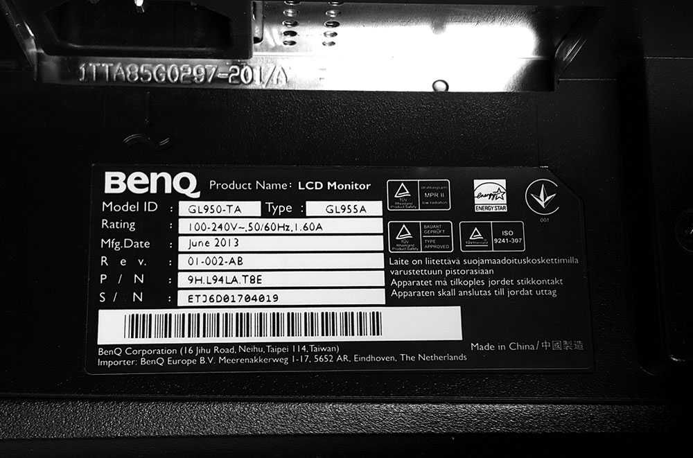 Monitor BenQ GL955A GL950-TA 19 cali