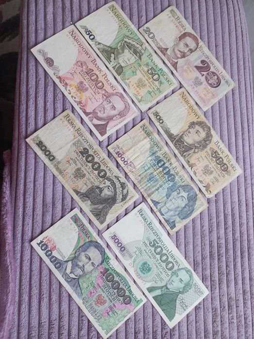 Stare banknoty z PRLu