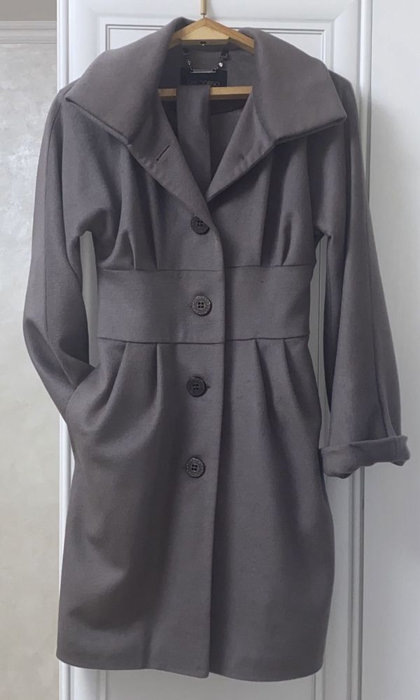 Пальто из шерсти Delcorso