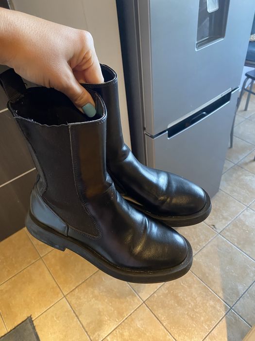 Solidne buty na jesień z grubą podeszwą