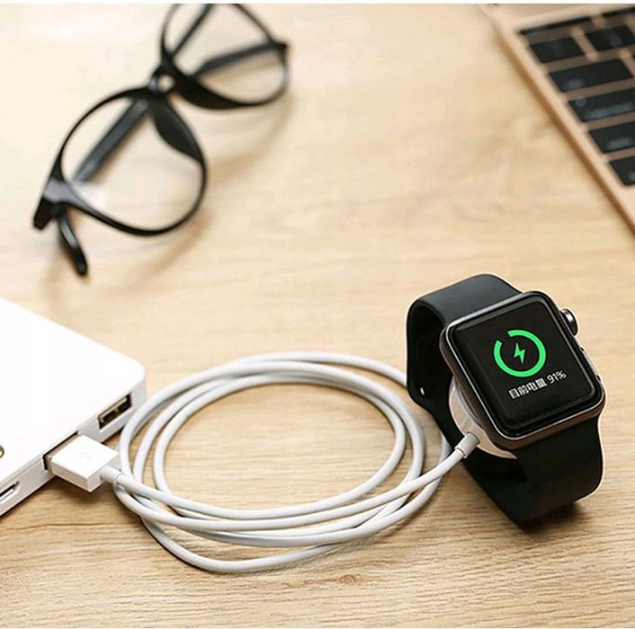 MARK1 Kabel magnetyczny ładowarka do zegarka APPLE WATCH 1m (biała)