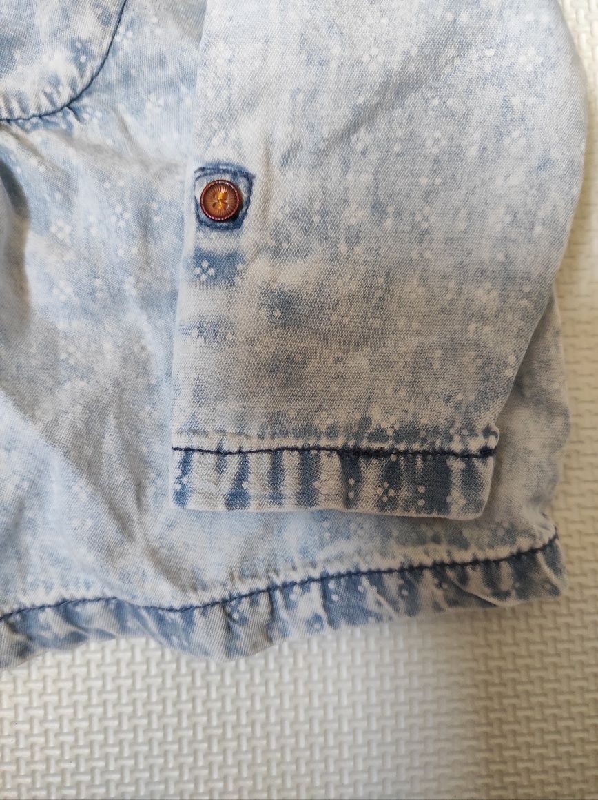 Koszula Reserved 68 guziki vintage jeans