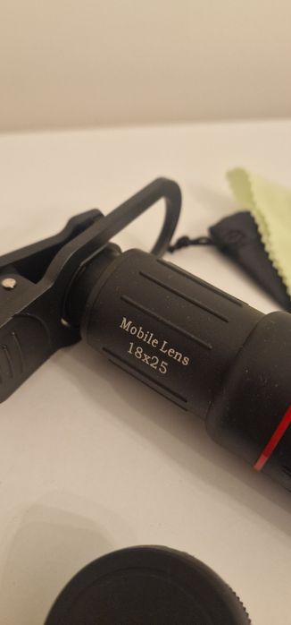 Teleobjetiva para fotos