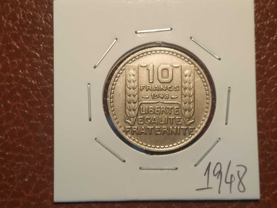 96 moeda de 10 francos de 1948 - França