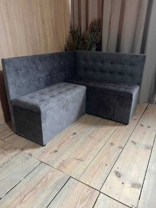 Кухонный уголок с открывными ящиками . Любые размеры и цвета оббивки.