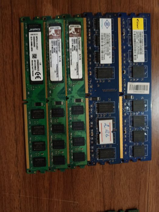 Оперативна пам'ять 1GB, 2GB, 4GB - (16GB-комплект)