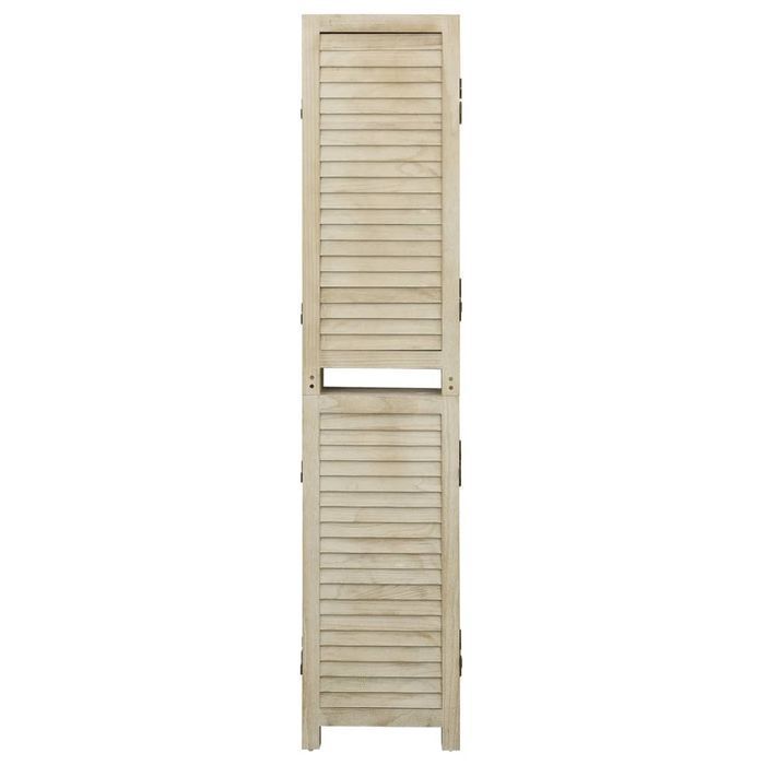 Parawan 3-Panelowy z Litego Drewna Paulownia 105x165 cm