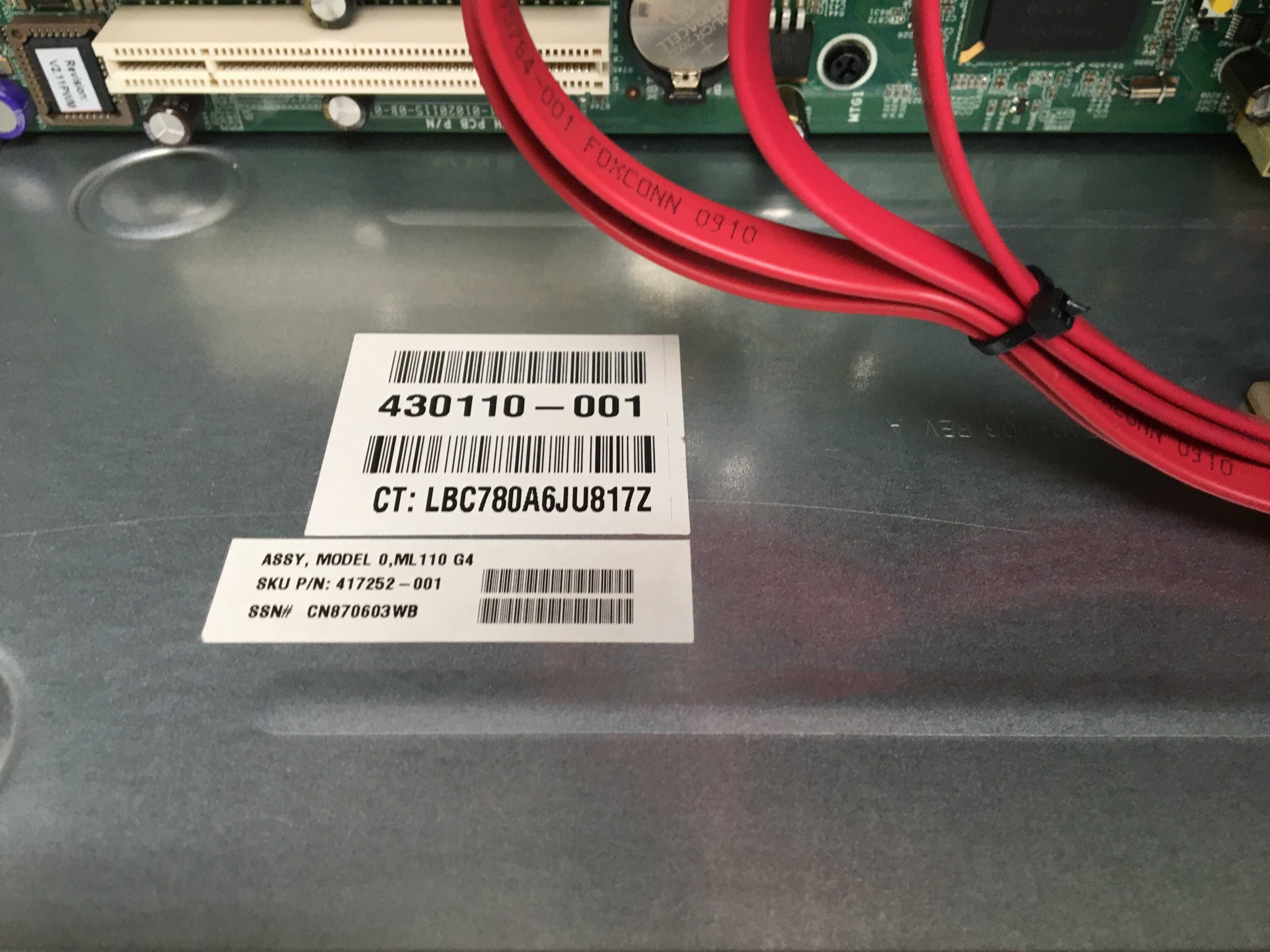 Serwer HP ML-110 G4 + 4x500GB HDD