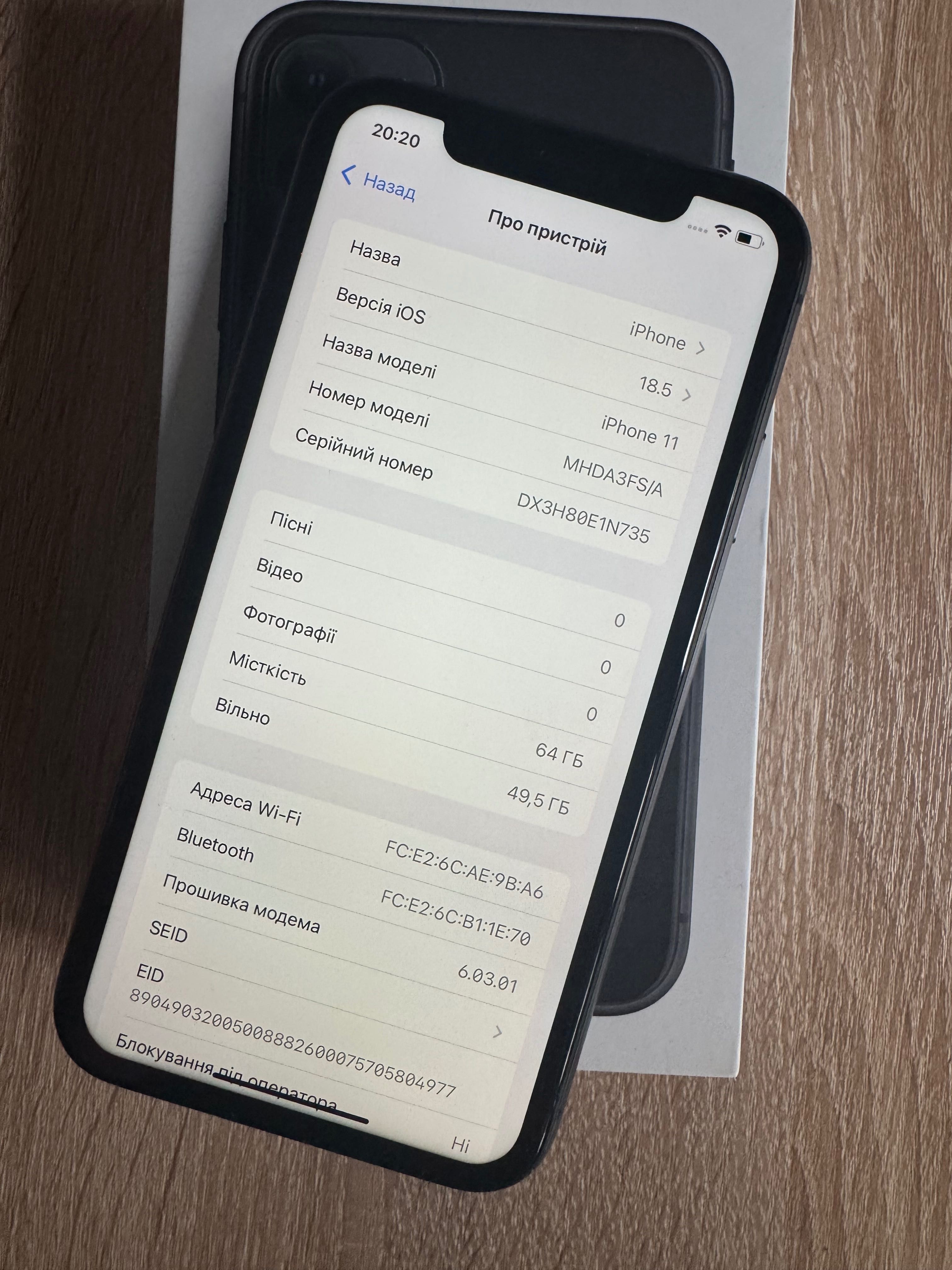 iPhone 11 64 Gb Акб 100%