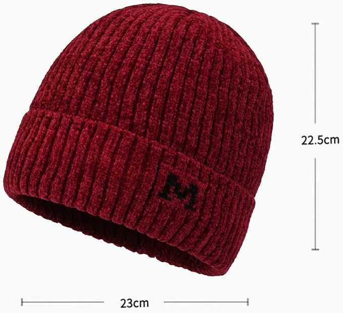 Husmeu czapka zimowa czapka dzianinowa czapka unisex ciepła