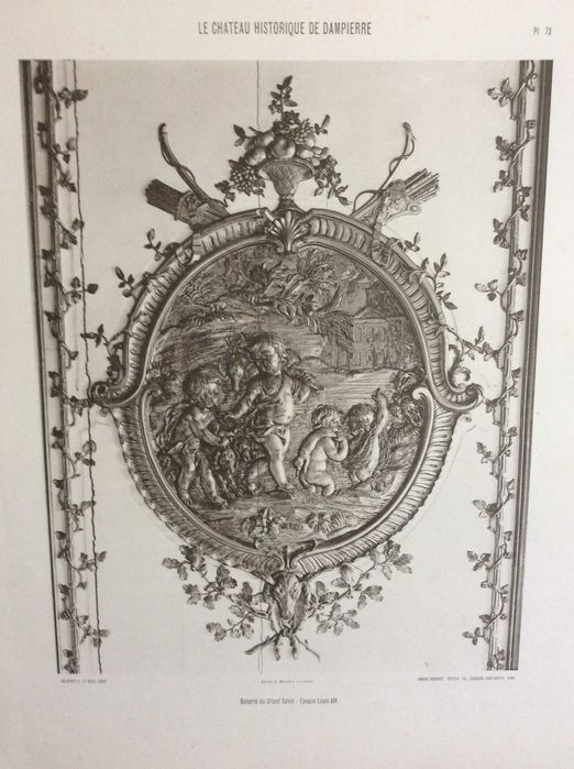 Le Chateau Historique de Dampierre. Heliotipia de 1905. Lote 2
