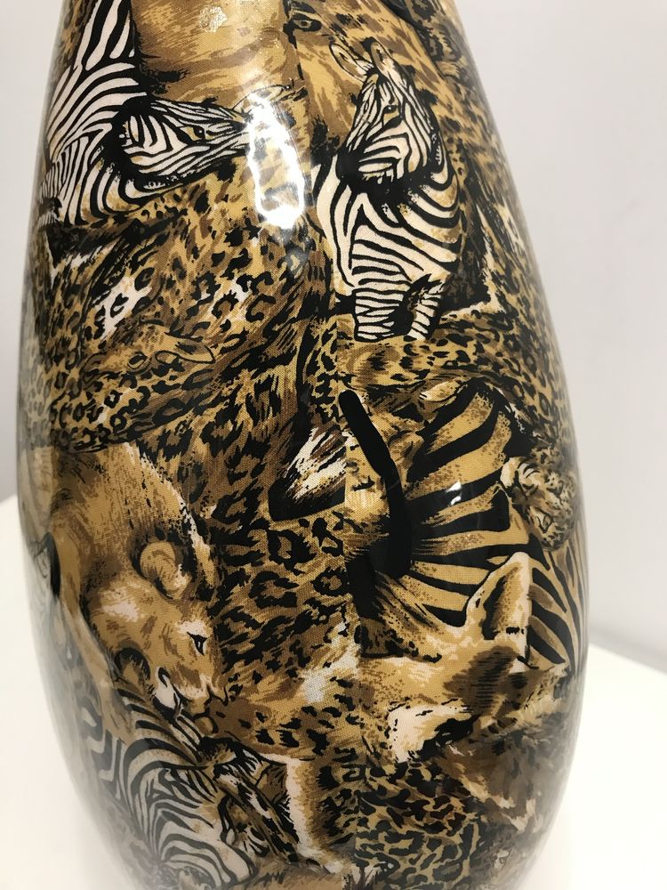 JARRÃO vintage safari africano /VASO chines anos80-90