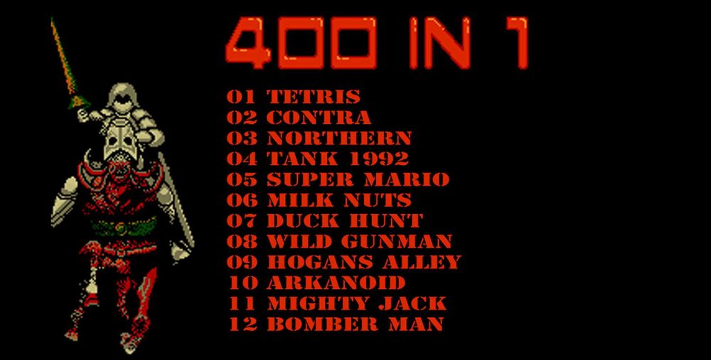 Cartridge Pegasus 400 in 1 - na układach scalonych