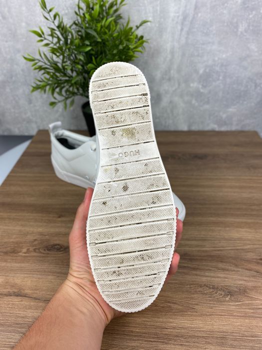 Białe sneakersy Hugo Zero r. 42 – skórzane buty premium