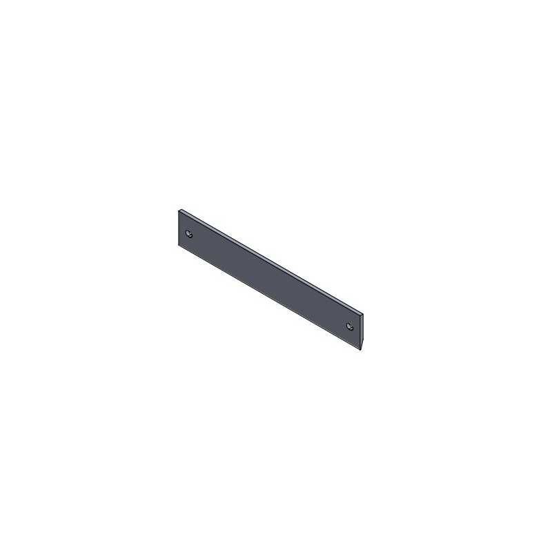 Nóż wału uprawowego 476x80x8 mm średnica otworu 18mm, jednostronny