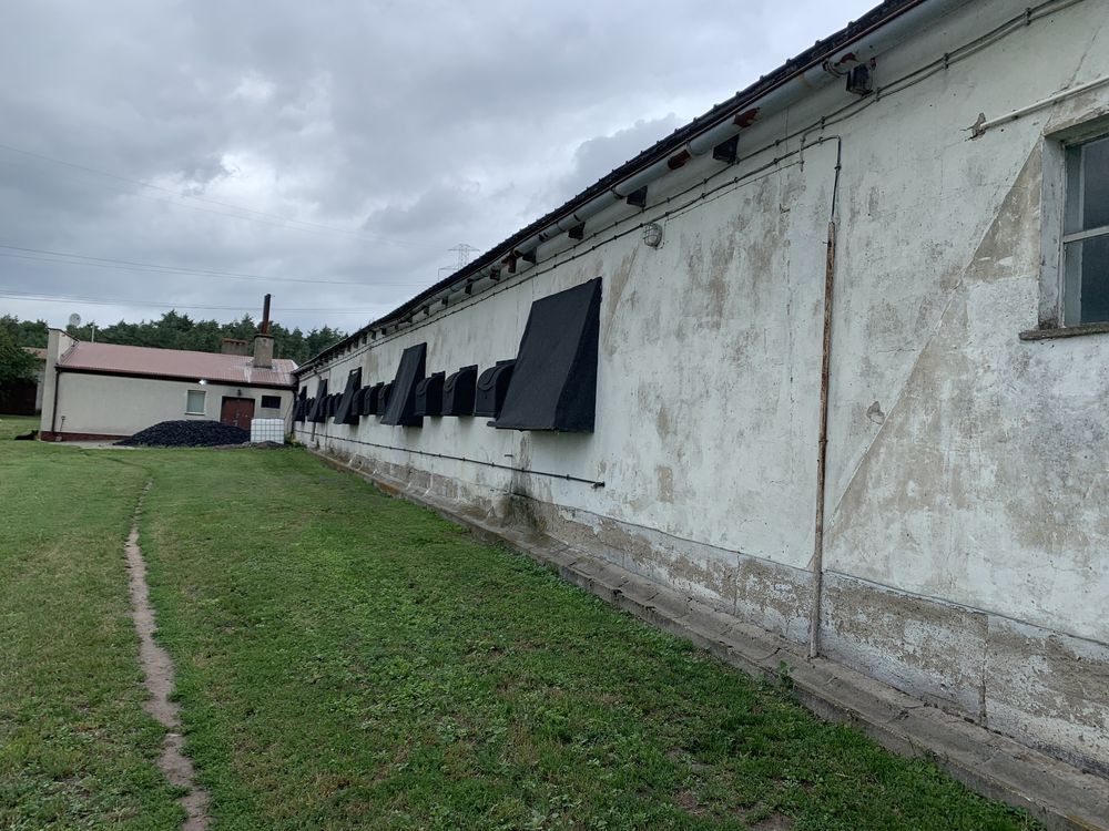 Dom , 4 działki , ferma drobiu , garaże , wiata , przestrzeń magazynow