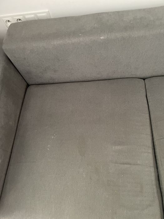 Kanapa sofa naroznik szary rozkladany