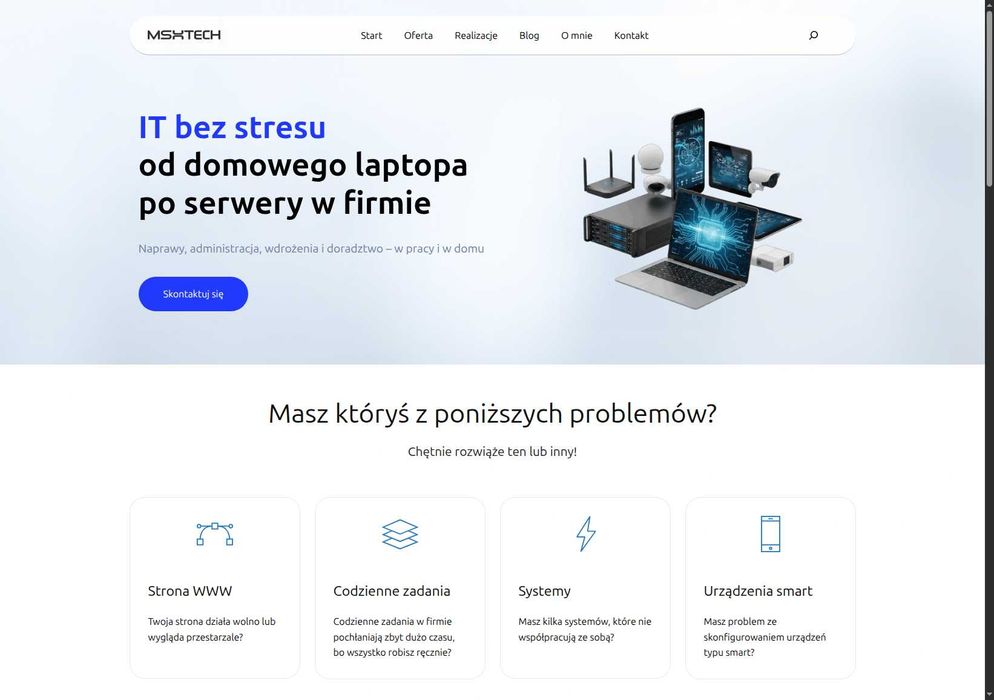 Usługi IT, strony internetowe, aplikacje webowe, systemy IT i inne