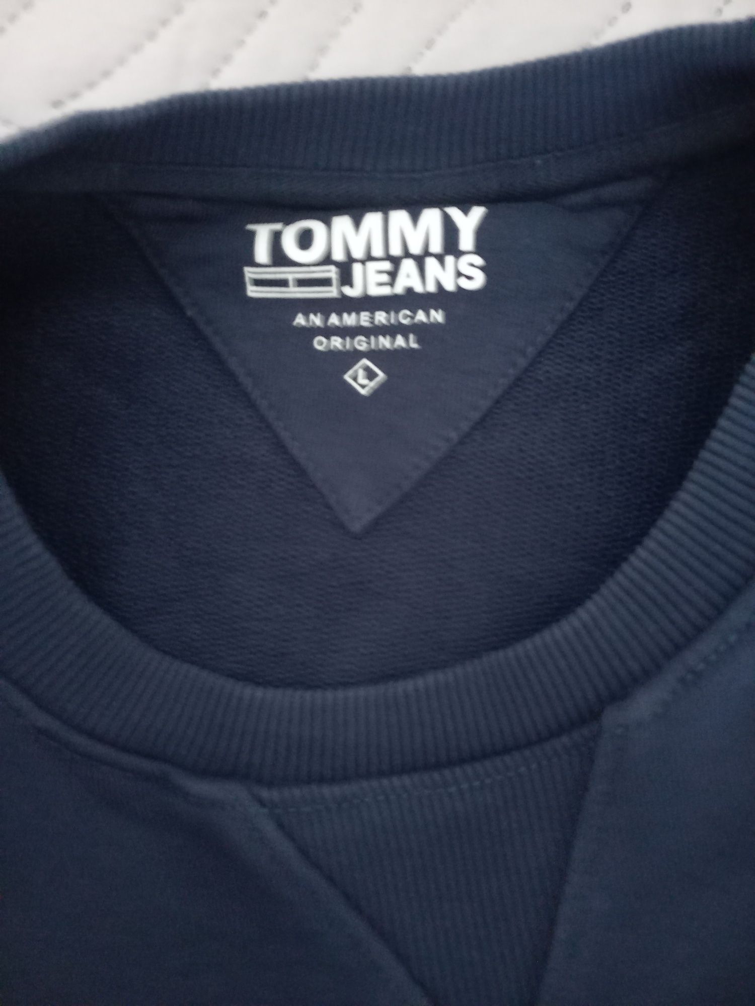 Sweatshirt azul marinha, TOMMY JEANS