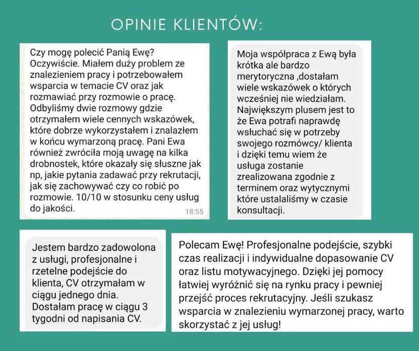 Pisanie CV, List motywacyjny, rozmowa kwalifikacyjna, LinkedIn