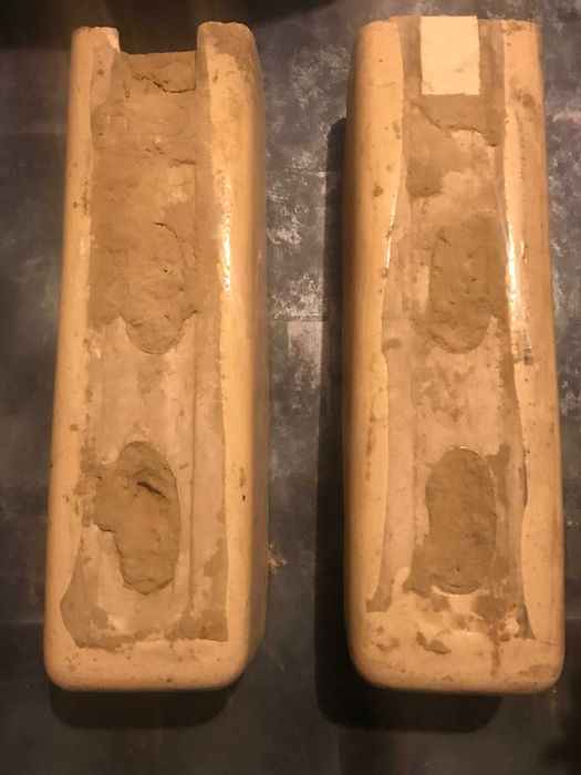 Nogi pieca kaflowego 54cm 2 szt.