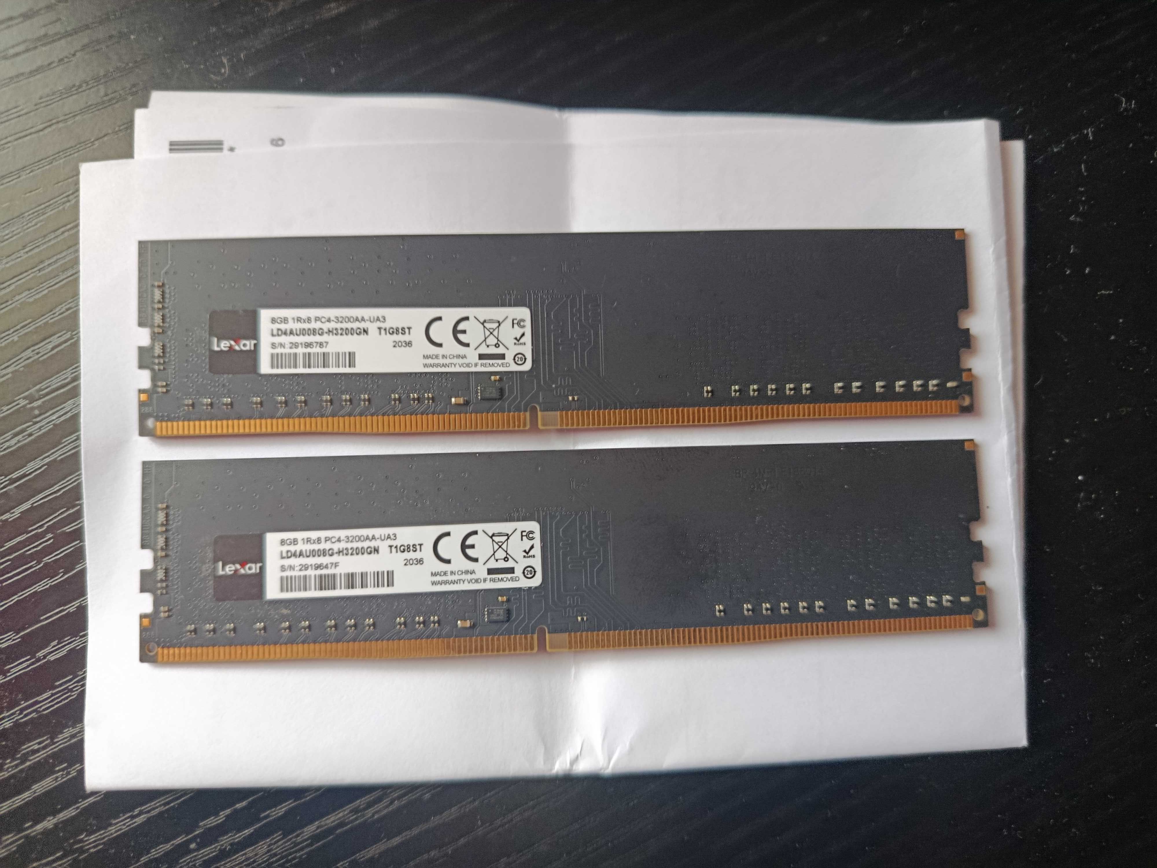 16GB RAM (2x8GB) DDR4 3200MHz Lexar