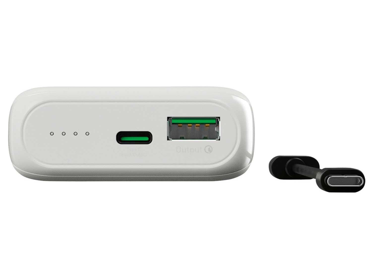 Powerbank 10 000 mAh TRONIC® szybkie ładowanie