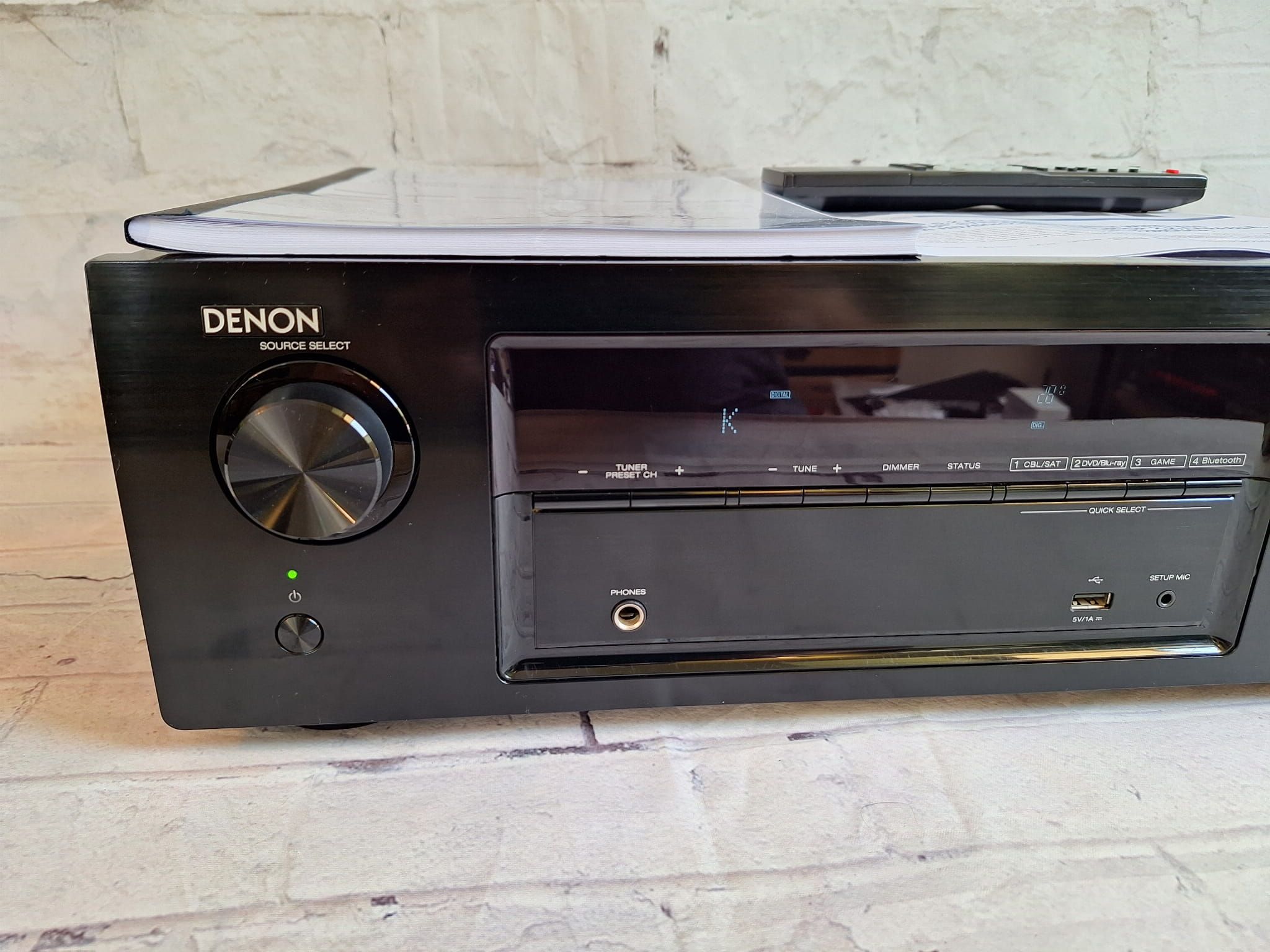 5.1 DENON AVR-X520BT 4k 60p Bluetooth optyk usb