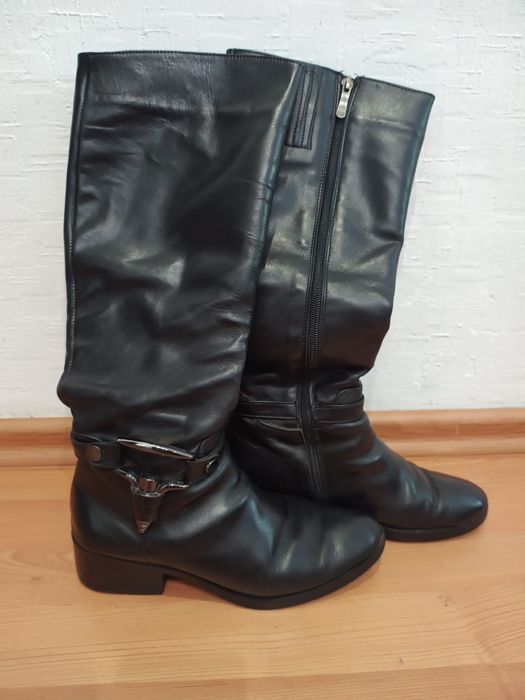 Чоботи шкіряні Міда 37 розмір єврозима