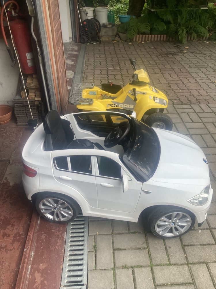 Samochod elektryczny bmw i kuad dla dzieci.