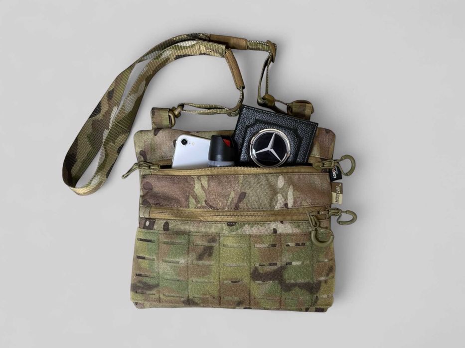 ‼️Сумка тактична мультикам, мессенджер через плече Cordura 1000D‼️
